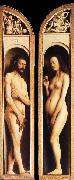 Jan Van Eyck Adam and Eva painting